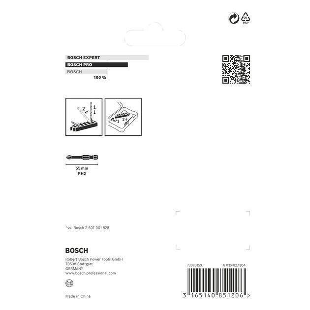 Биты PH2 x 50 мм ударные, Impact Control, 8 шт. BOSCH (2608522330), фото , изображение 2 | SNABZHENIE.com.ua Биты PH2 x 50 мм ударные, Impact Control, 8 шт. BOSCH (2608522330), фото , изображение 2 | SNABZHENIE.com.ua
