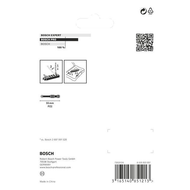 Комплект насадок Impact Control для дрелей-шуруповертов, 8 шт., фото , изображение 2 | SNABZHENIE.com.ua