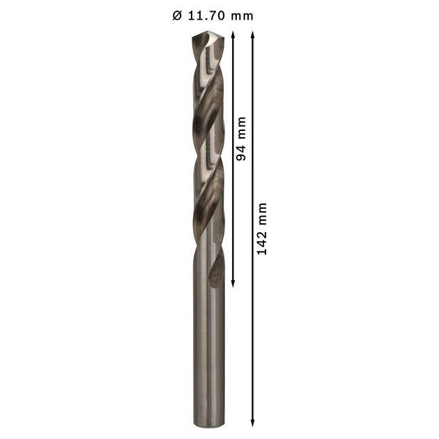 Сверла по металлу 5 шт. HSS-G 11.7 мм BOSCH (2608585535), фото , зображення 3 | SNABZHENIE.com.ua