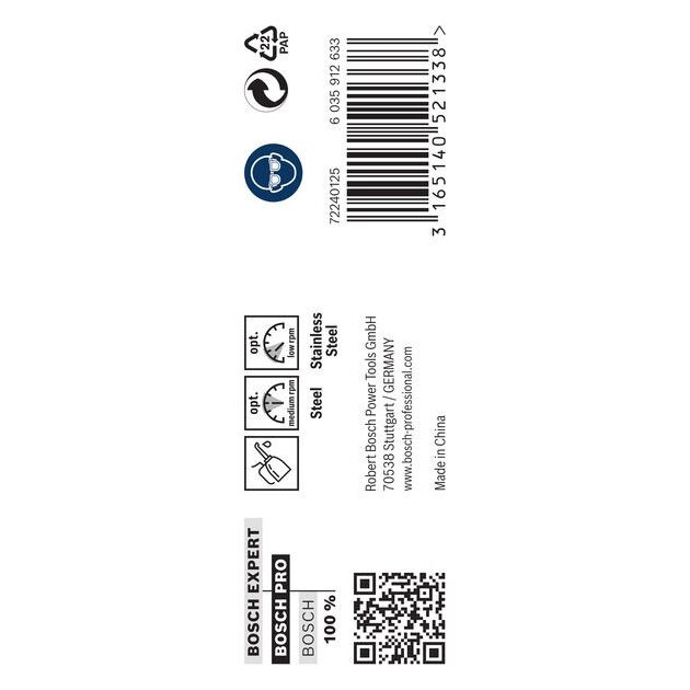 Свердло по металлу HSS-Co, DIN 338, 10x87x133 мм, BOSCH, фото , изображение 2 | SNABZHENIE.com.ua