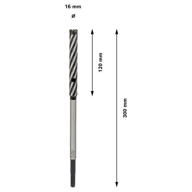 Резак для арматуры BOSCH SDS plus 9 16 x 120 x 300 мм, фото , изображение 3 | SNABZHENIE.com.ua