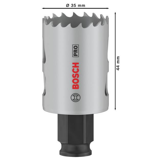 Коронка BOSCH PRO Multi Material PC Plus, 35 мм, фото , изображение 3 | SNABZHENIE.com.ua