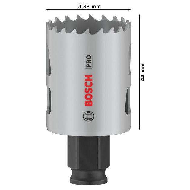 Коронка BOSCH PRO Multi Material PC Plus, 38 мм, фото , изображение 3 | SNABZHENIE.com.ua