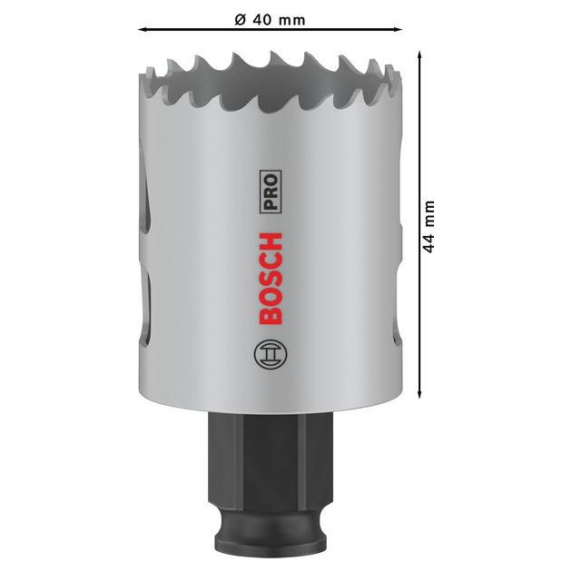 Коронка PRO Multi Material PC Plus, 40 мм BOSCH, фото , зображення 3 | SNABZHENIE.com.ua Коронка PRO Multi Material PC Plus, 40 мм BOSCH, фото , зображення 3 | SNABZHENIE.com.ua