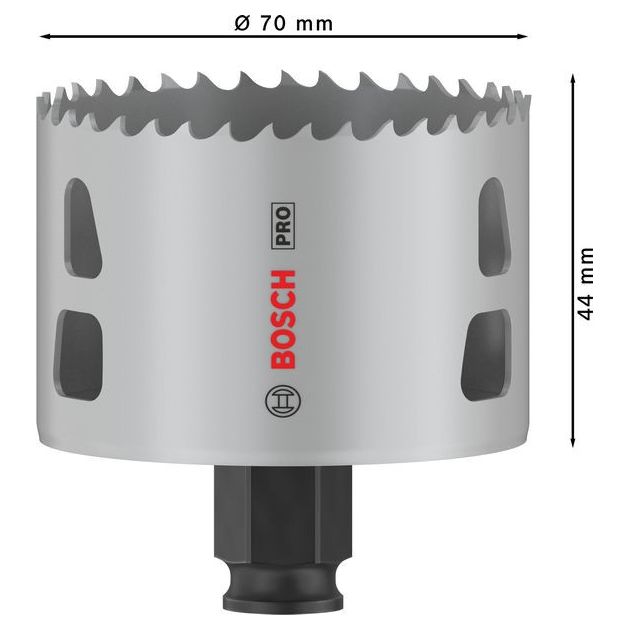 Коронка BOSCH PRO Multi Material PC Plus, 70 мм, фото , изображение 3 | SNABZHENIE.com.ua