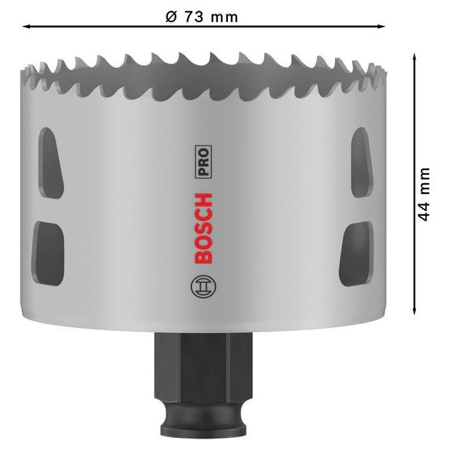 Коронка BOSCH PRO Multi Material PC Plus, 73 мм, фото , изображение 3 | SNABZHENIE.com.ua