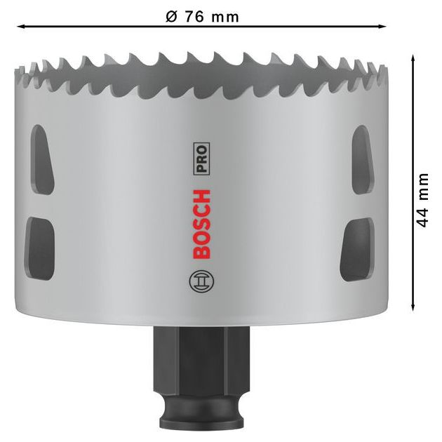 Коронка BOSCH PRO Multi Material PC Plus, 76 мм, фото , изображение 3 | SNABZHENIE.com.ua