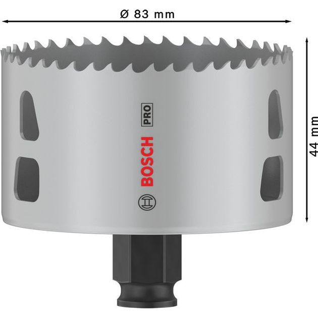 Коронка BOSCH PRO Multi Material PC Plus, 83 мм, фото , изображение 3 | SNABZHENIE.com.ua