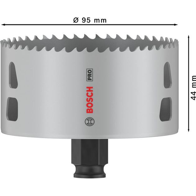 Коронка BOSCH PRO Multi Material PC Plus, 95 мм, фото , изображение 3 | SNABZHENIE.com.ua