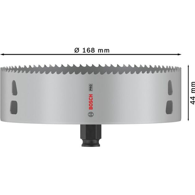 Коронка BOSCH PRO Multi Material PC Plus, 168 мм, фото , изображение 3 | SNABZHENIE.com.ua