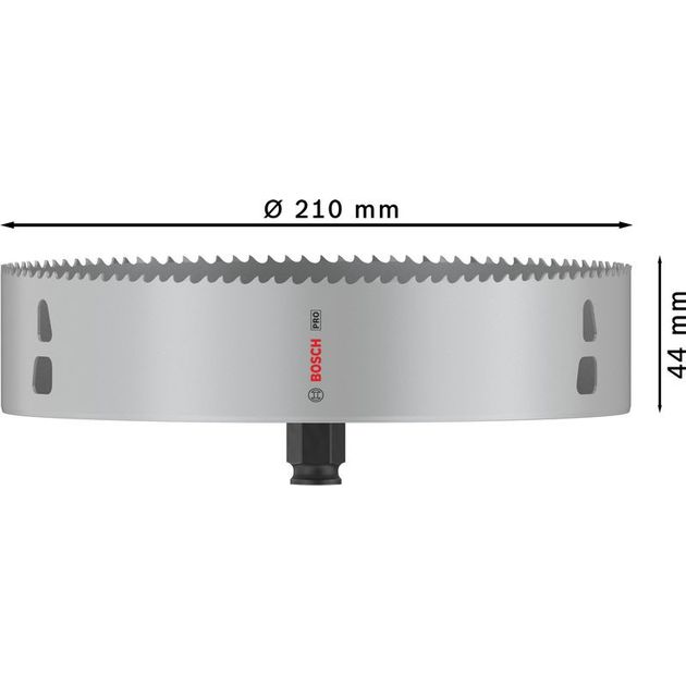 Коронка PRO Multi Material PC Plus, 210 мм BOSCH, фото , зображення 3 | SNABZHENIE.com.ua Коронка PRO Multi Material PC Plus, 210 мм BOSCH, фото , зображення 3 | SNABZHENIE.com.ua