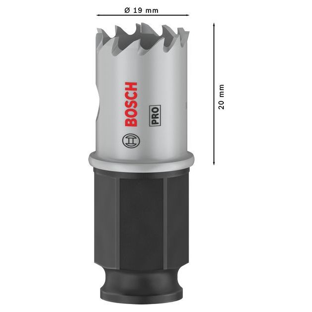 Коронка BOSCH PRO Sheet Metal PC Plus, 19 мм, фото , изображение 3 | SNABZHENIE.com.ua