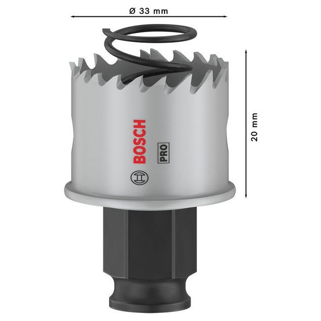 Коронка BOSCH PRO Sheet Metal PC Plus, 33 мм, фото , изображение 3 | SNABZHENIE.com.ua