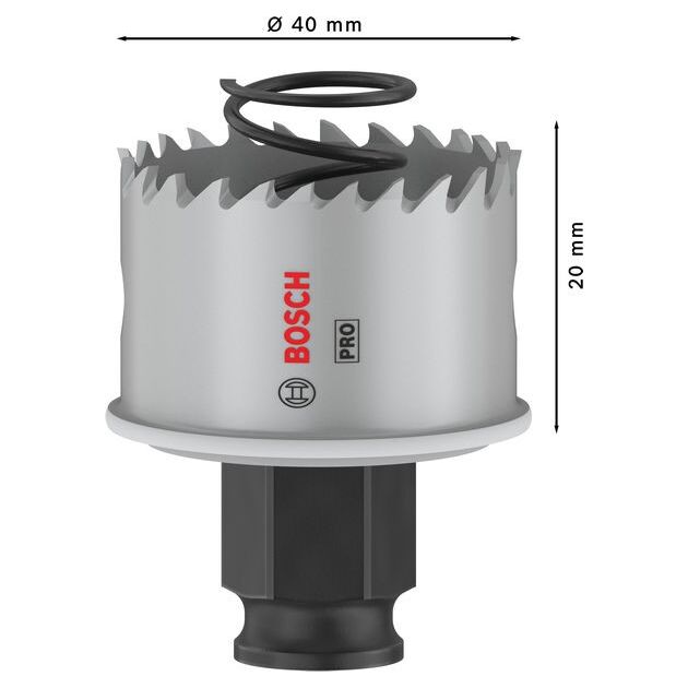 Коронка BOSCH PRO Sheet Metal PC Plus, 40 мм, фото , изображение 3 | SNABZHENIE.com.ua