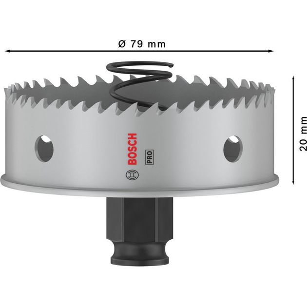 Коронка BOSCH PRO Sheet Metal PC Plus, 79 мм, фото , изображение 3 | SNABZHENIE.com.ua