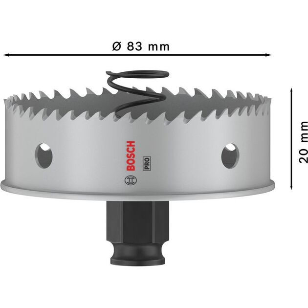 Коронка BOSCH PRO Sheet Metal PC Plus, 83 мм, фото , изображение 3 | SNABZHENIE.com.ua