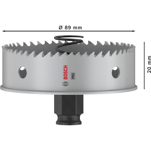 Коронка BOSCH PRO Sheet Metal PC Plus, 89 мм, фото , изображение 3 | SNABZHENIE.com.ua