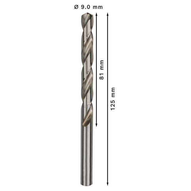 Сверло по металлу 9 мм HSS-G, 5 шт. BOSCH (2608595075), фото , изображение 3 | SNABZHENIE.com.ua Сверло по металлу 9 мм HSS-G, 5 шт. BOSCH (2608595075), фото , изображение 3 | SNABZHENIE.com.ua