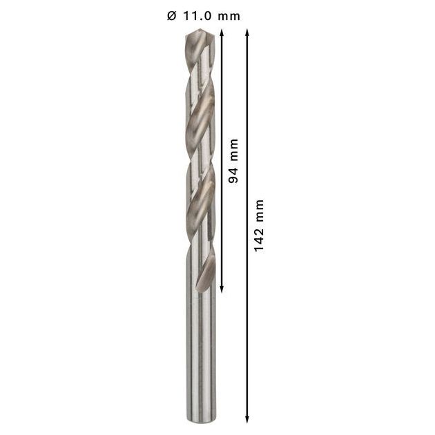 Сверло по металлу 11 мм, HSS-G, 5 шт. BOSCH, фото , изображение 3 | SNABZHENIE.com.ua Сверло по металлу 11 мм, HSS-G, 5 шт. BOSCH, фото , изображение 3 | SNABZHENIE.com.ua