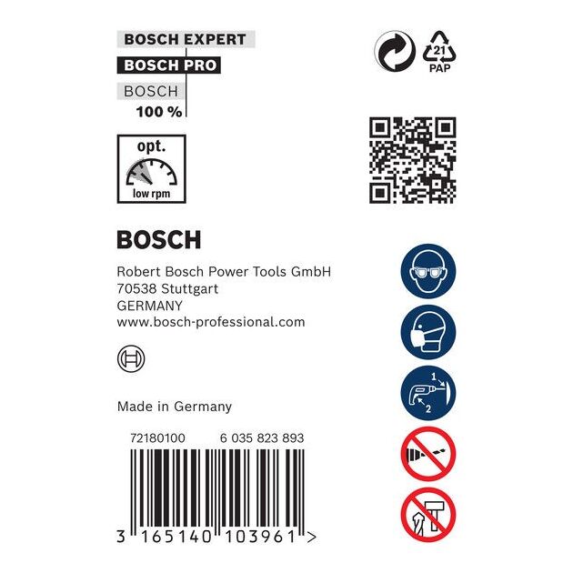 Свердла SDS plus 12 x 400 мм для опалубки і монтажу BOSCH, фото , изображение 2 | SNABZHENIE.com.ua