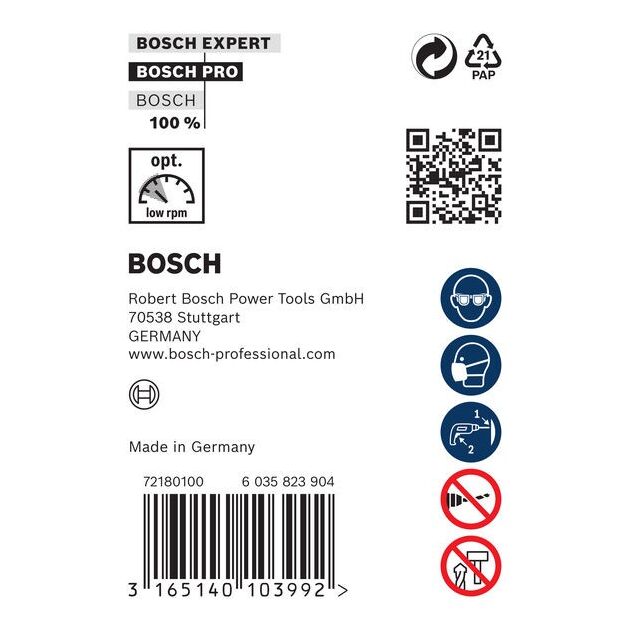 Сверло SDS plus 14 x 600 мм для опалубки и монтажа BOSCH, фото , изображение 2 | SNABZHENIE.com.ua