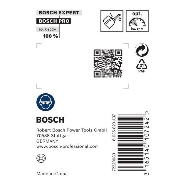 Зенкери конічні 20,5 мм, M10, 63 мм, 10 шт. BOSCH, фото , изображение 2 | SNABZHENIE.com.ua