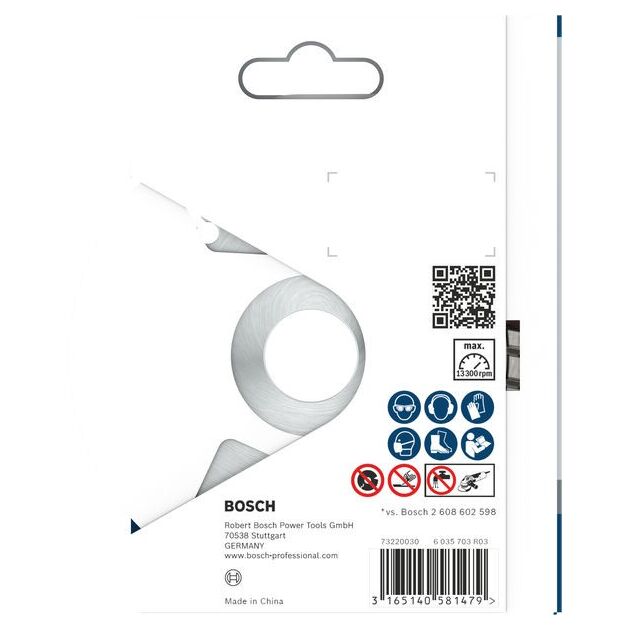 Алмазный отрезной диск BOSCH 115 мм для камня 22,23 x 2,2 мм, фото , изображение 3 | SNABZHENIE.com.ua