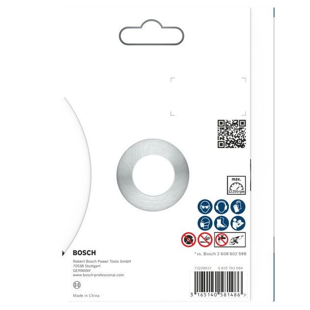 Алмазный отрезной круг 125 мм для гранита и бетона BOSCH, фото , изображение 3 | SNABZHENIE.com.ua