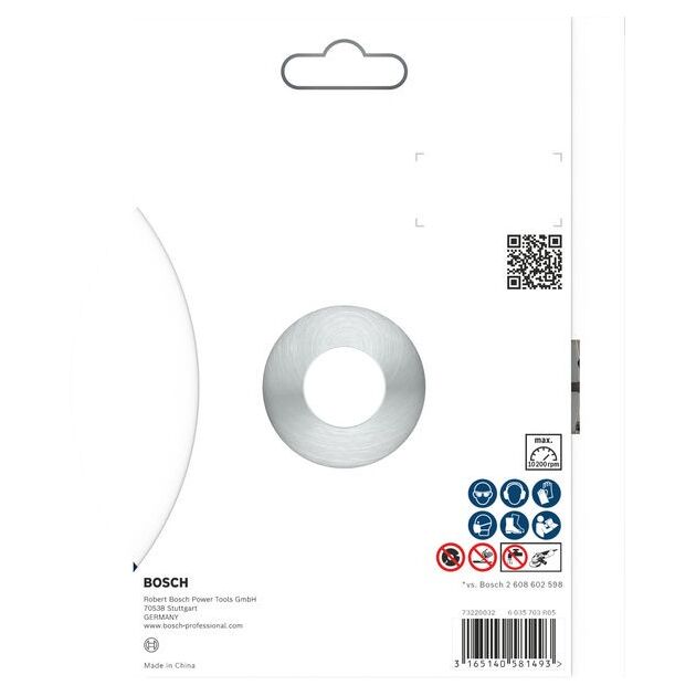 Алмазный отрезной диск Bosch 150 мм для камня, фото , изображение 3 | SNABZHENIE.com.ua