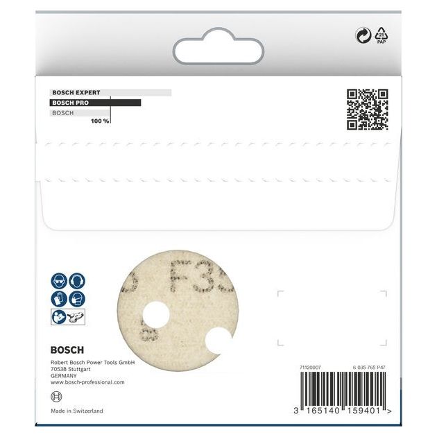 5 шлифлистов F355 BOSCH 125 мм, 8 отв., K600, для покрытий и композитов, фото , изображение 3 | SNABZHENIE.com.ua 5 шлифлистов F355 BOSCH 125 мм, 8 отв., K600, для покрытий и композитов, фото , изображение 3 | SNABZHENIE.com.ua