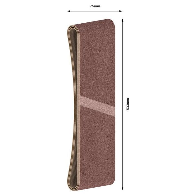 Набір шліфувальних стрічок BOSCH X440, 3 шт. 75 x 533 мм, 120, фото , зображення 3 | SNABZHENIE.com.ua Набір шліфувальних стрічок BOSCH X440, 3 шт. 75 x 533 мм, 120, фото , зображення 3 | SNABZHENIE.com.ua