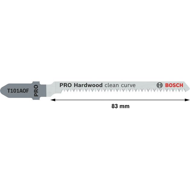 Пильное полотно BOSCH T 101 AOF Clean для твердой древесины, 5 шт., фото , изображение 4 | SNABZHENIE.com.ua Пильное полотно BOSCH T 101 AOF Clean для твердой древесины, 5 шт., фото , изображение 4 | SNABZHENIE.com.ua