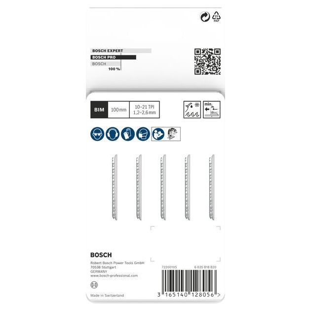 Пильное полотно Bosch T 123 X Progressor для металла, 5 шт., фото , изображение 3 | SNABZHENIE.com.ua Пильное полотно Bosch T 123 X Progressor для металла, 5 шт., фото , изображение 3 | SNABZHENIE.com.ua