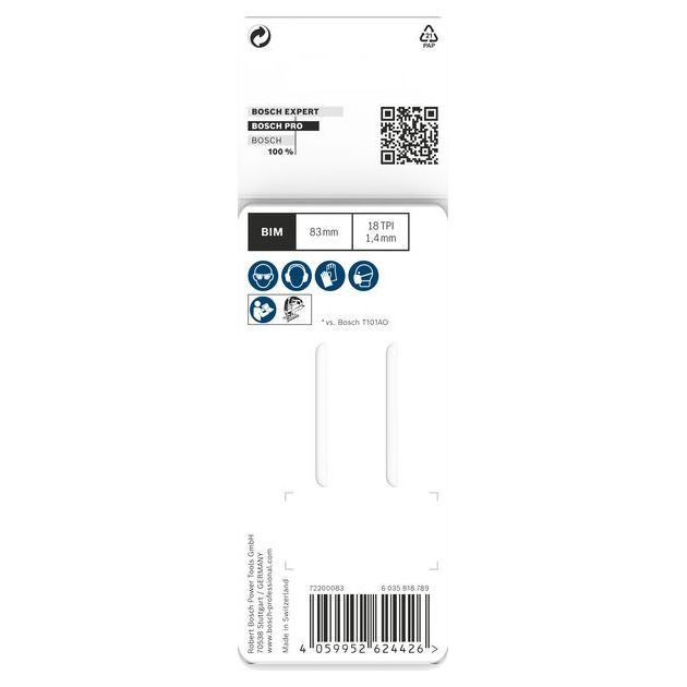 Полотно для лобзиков PRO Hardwood T101AOF, 83 мм, 2 шт. BOSCH, фото , изображение 3 | SNABZHENIE.com.ua