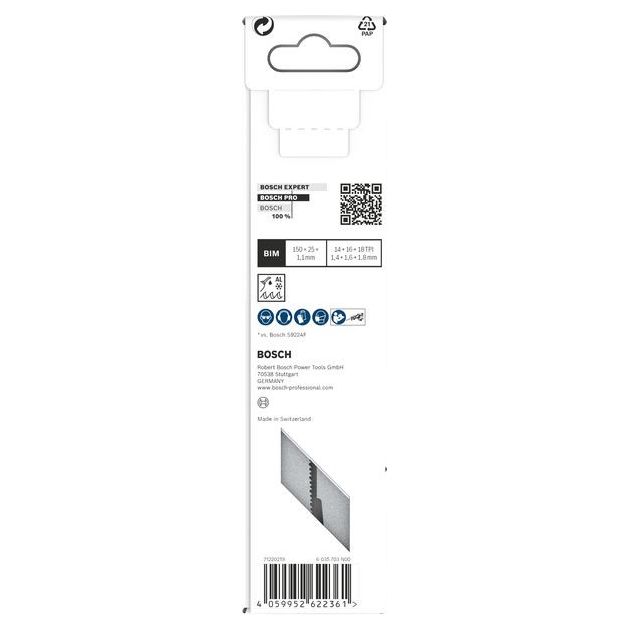 Полотно PRO Medium-Thick Metal S937BEF, 1,1x25x150 мм, 5 шт. BOSCH, фото , изображение 3 | SNABZHENIE.com.ua Полотно PRO Medium-Thick Metal S937BEF, 1,1x25x150 мм, 5 шт. BOSCH, фото , изображение 3 | SNABZHENIE.com.ua
