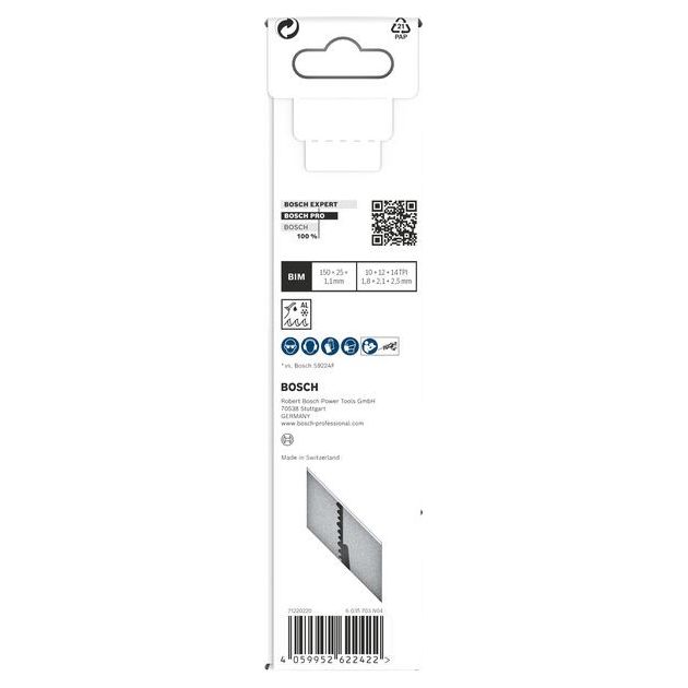 Полотно PRO Thick Metal precise S937HBF, 1,1 x 25 x 150 мм, 5 шт. BOSCH, фото , зображення 3 | SNABZHENIE.com.ua Полотно PRO Thick Metal precise S937HBF, 1,1 x 25 x 150 мм, 5 шт. BOSCH, фото , зображення 3 | SNABZHENIE.com.ua