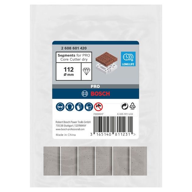 Кільцевий різак PRO Core Cutter dry, 112 x 11,5 мм, 1 1/4 дюйма, з різьбою UNC BOSCH, фото , зображення 2 | SNABZHENIE.com.ua Кільцевий різак PRO Core Cutter dry, 112 x 11,5 мм, 1 1/4 дюйма, з різьбою UNC BOSCH, фото , зображення 2 | SNABZHENIE.com.ua