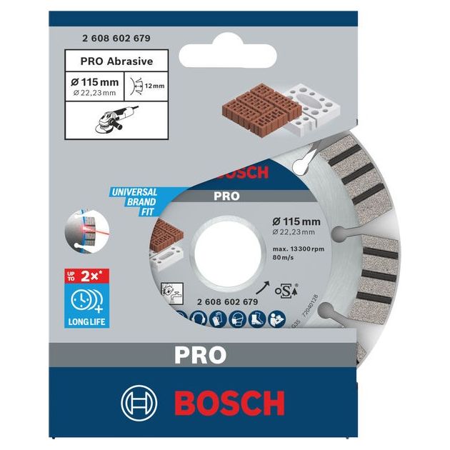 Алмазный отрезной диск Bosch 115 мм для абразивных материалов, фото , изображение 2 | SNABZHENIE.com.ua Алмазный отрезной диск Bosch 115 мм для абразивных материалов, фото , изображение 2 | SNABZHENIE.com.ua