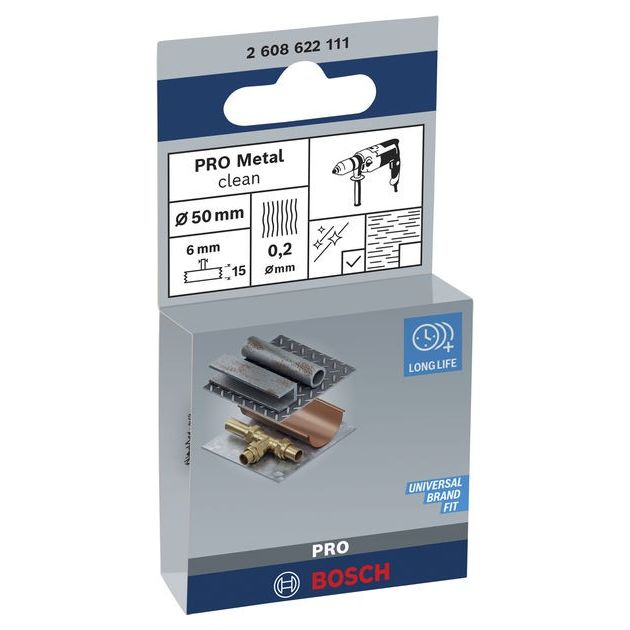 Щітка дискова, хвилястий дріт, сталь 50x0,2 мм BOSCH, фото , изображение 2 | SNABZHENIE.com.ua