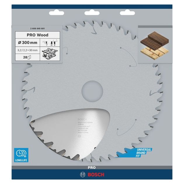 Пильный диск Bosch Speedline Wood 300x30x3,2мм, 28 зубьев, фото , изображение 2 | SNABZHENIE.com.ua Пильный диск Bosch Speedline Wood 300x30x3,2мм, 28 зубьев, фото , изображение 2 | SNABZHENIE.com.ua