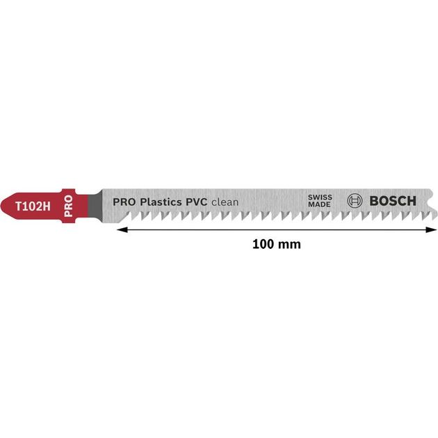 Полотно T 102 H Clean для электролобзиков BOSCH для PVC, фото , изображение 4 | SNABZHENIE.com.ua Полотно T 102 H Clean для электролобзиков BOSCH для PVC, фото , изображение 4 | SNABZHENIE.com.ua