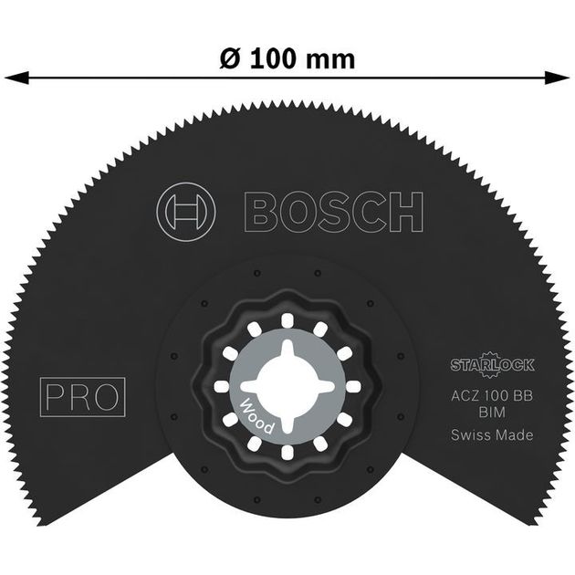 Полотно для мультиінструмента PRO ACZ 100 BB, 100 мм BOSCH, фото , зображення 4 | SNABZHENIE.com.ua Полотно для мультиінструмента PRO ACZ 100 BB, 100 мм BOSCH, фото , зображення 4 | SNABZHENIE.com.ua
