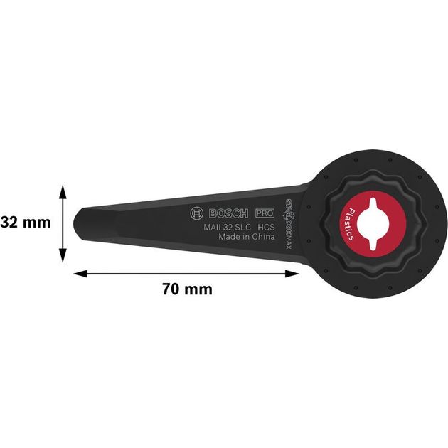 Полотно PRO MAII 32 SLC 32x70 мм для мультиинструмента BOSCH, фото , изображение 4 | SNABZHENIE.com.ua Полотно PRO MAII 32 SLC 32x70 мм для мультиинструмента BOSCH, фото , изображение 4 | SNABZHENIE.com.ua