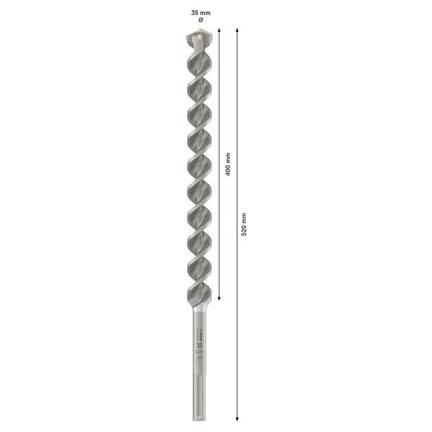 Бур BOSCH SDS-max 35x400/520 мм по бетону (2608685876), фото , изображение 3 | SNABZHENIE.com.ua Бур BOSCH SDS-max 35x400/520 мм по бетону (2608685876), фото , изображение 3 | SNABZHENIE.com.ua