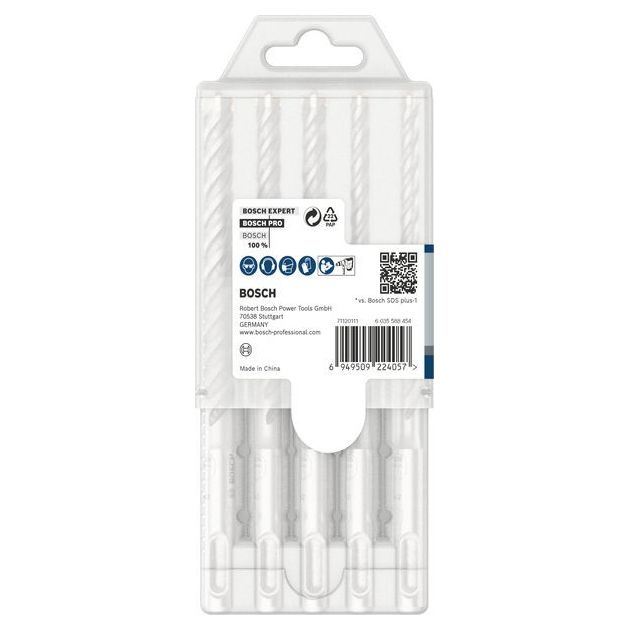 Набір ударних сверл 6,6,8,8,10 мм SDS plus 5X, 5 шт. BOSCH (2608833911), фото , зображення 3 | SNABZHENIE.com.ua Набір ударних сверл 6,6,8,8,10 мм SDS plus 5X, 5 шт. BOSCH (2608833911), фото , зображення 3 | SNABZHENIE.com.ua