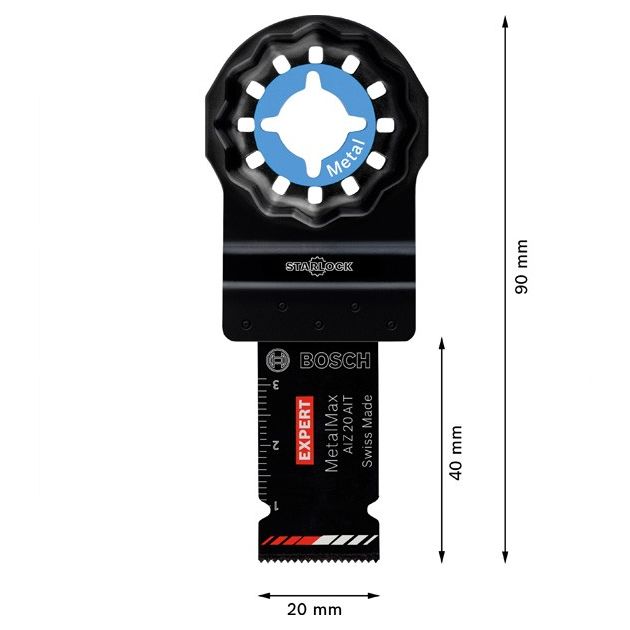 Полотно для машин EXPERT MetalMax AIZ 20 AIT, 40x20 мм BOSCH, фото , изображение 4 | SNABZHENIE.com.ua