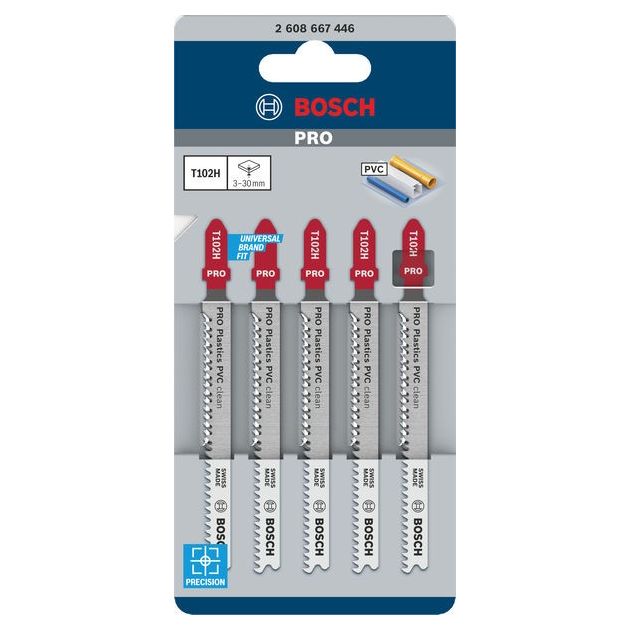 Полотно T 102 H Clean для электролобзиков BOSCH для PVC, фото , изображение 2 | SNABZHENIE.com.ua Полотно T 102 H Clean для электролобзиков BOSCH для PVC, фото , изображение 2 | SNABZHENIE.com.ua