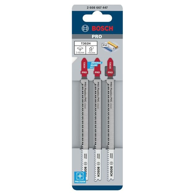 Полотно T 302 H Clean для электролобзиков BOSCH для PVC, фото , изображение 2 | SNABZHENIE.com.ua Полотно T 302 H Clean для электролобзиков BOSCH для PVC, фото , изображение 2 | SNABZHENIE.com.ua