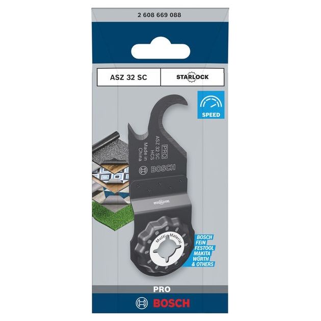 Полотно для мультиинструмента BOSCH PRO ASZ 32 SC, 24x11 мм, фото , изображение 2 | SNABZHENIE.com.ua Полотно для мультиинструмента BOSCH PRO ASZ 32 SC, 24x11 мм, фото , изображение 2 | SNABZHENIE.com.ua