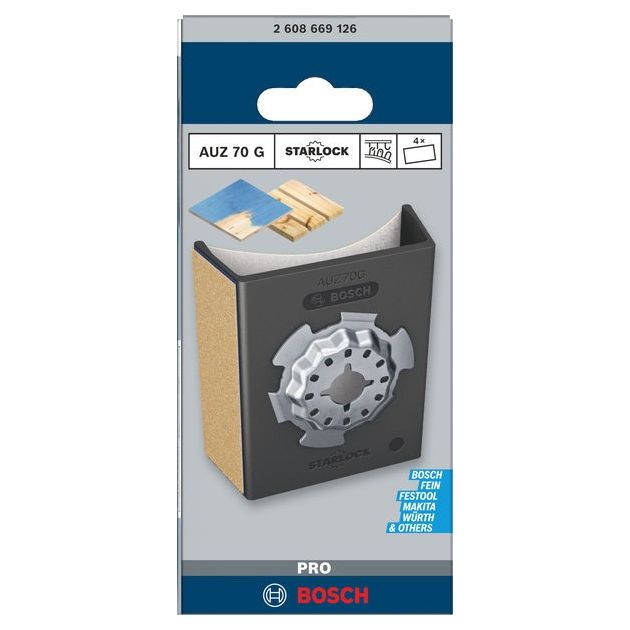 Приладдя для мультиінструмента PRO AUZ 70 G, 70 х 65 мм BOSCH, фото , зображення 2 | SNABZHENIE.com.ua Приладдя для мультиінструмента PRO AUZ 70 G, 70 х 65 мм BOSCH, фото , зображення 2 | SNABZHENIE.com.ua